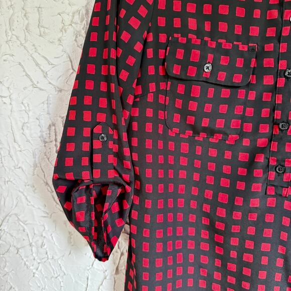 GAP Red and Black Patterned Dress - Picture 2 of 9